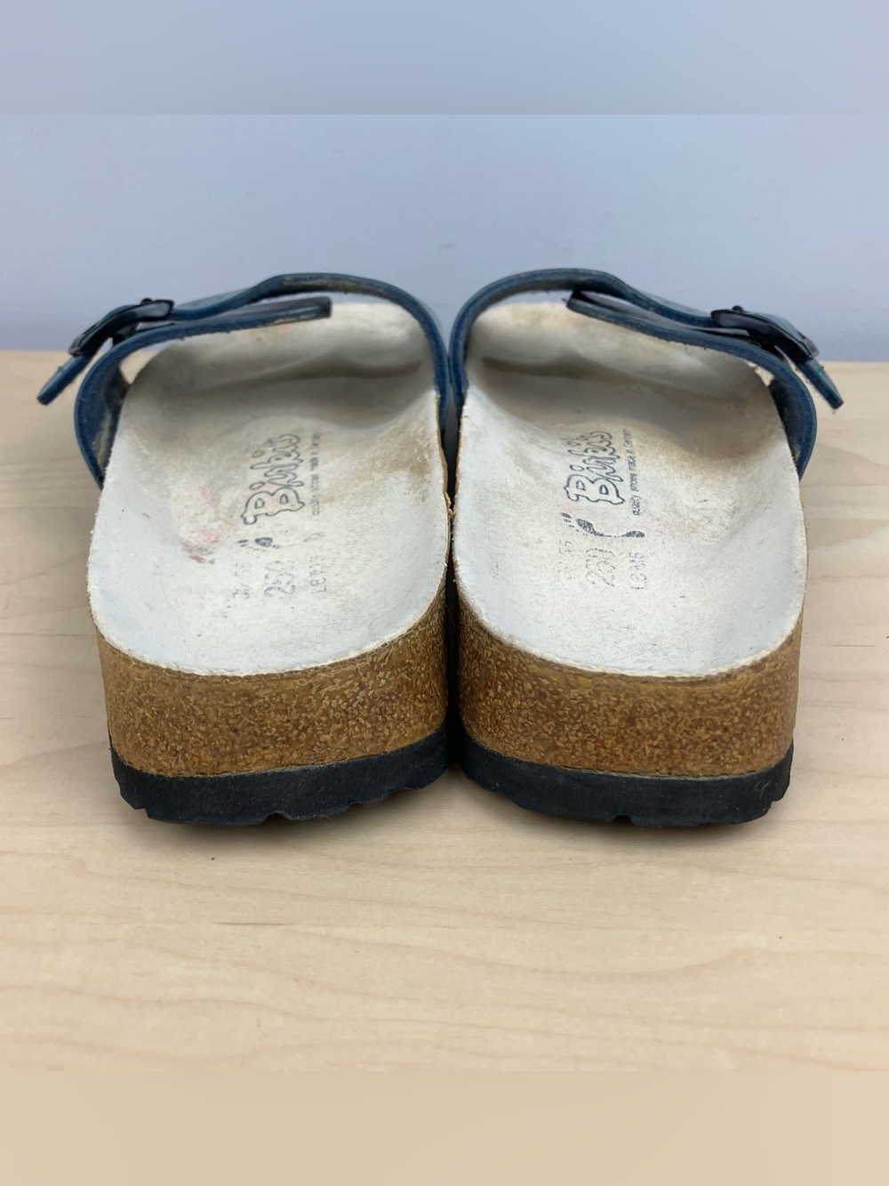 Birkenstock Birkis Women’s Size 39 / 8.0 Catalina Caribbean Blue Slide Sandals - Picture 6 of 12
